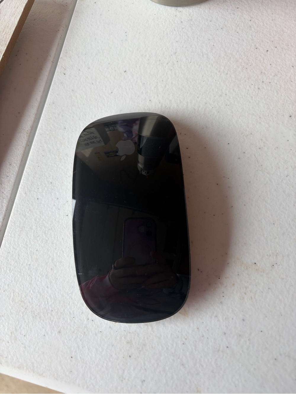 Apple Black Wireless Magic Mouse - Glossy Multi-Touch Surface
